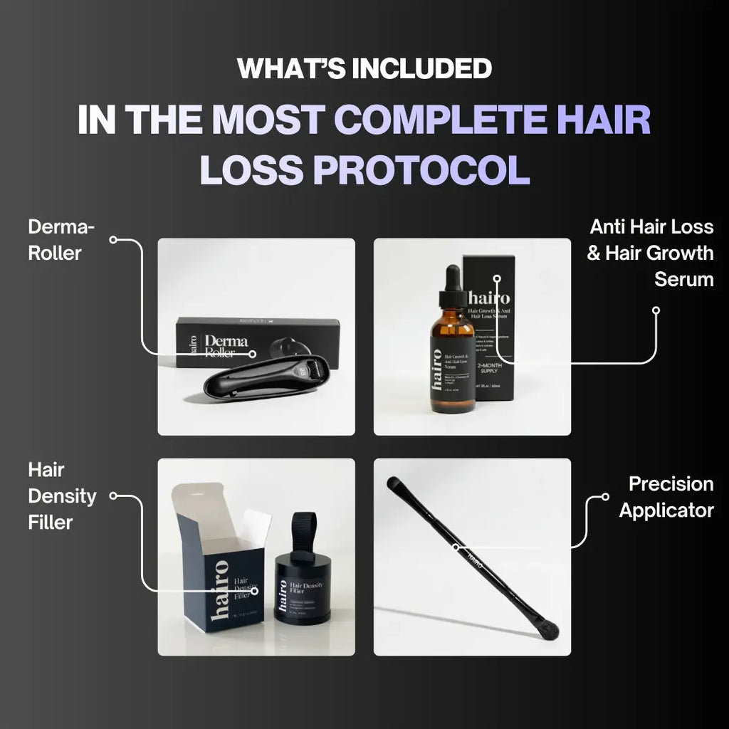 Full Pack | Hair Filler + Serum + Derma Roller