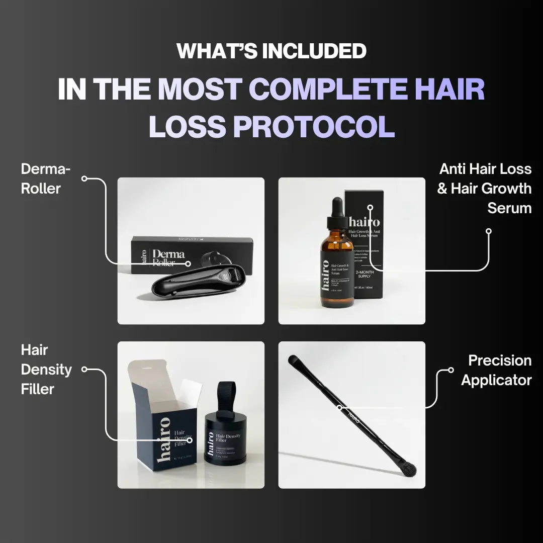 Full Pack | Hair Filler + Serum + Derma Roller